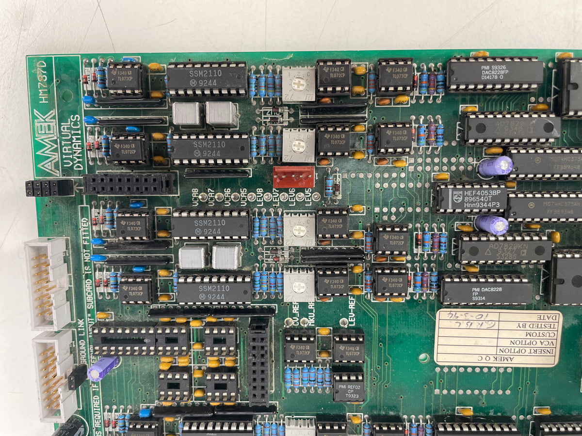 AMEK – Virtual Dynamics HM7897B / SUB787 Dynamics PCB – Untested