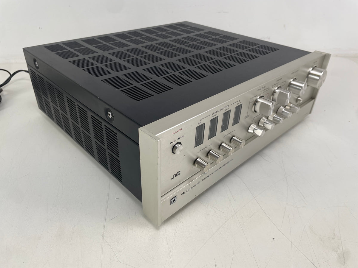JVC – 4VN-990 – 4-Channel Integrated Amplifier – Serviced (New scale lights)