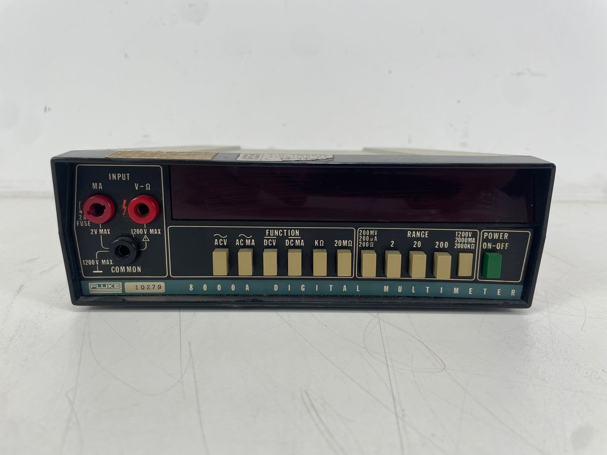Fluke 8000A – Digital Multimeter – Vintage Bench Meter – Power Tested