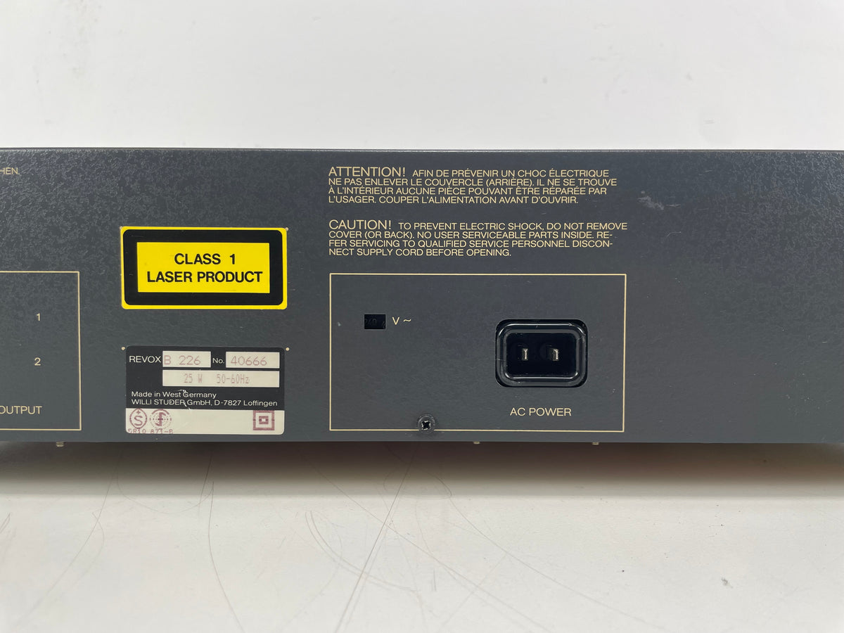 Revox (Studer) - B226 - CD-Player