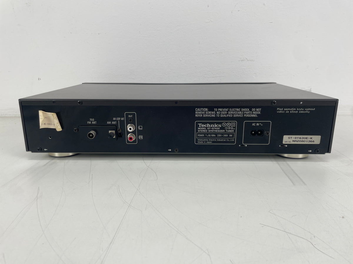 Technics - ST-GT630 - Stereo Synthesizer Tuner