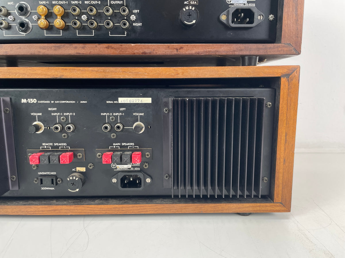 Luxman CL-350 & M-150 – Stereo Voorversterker / Eindversterker Set – Volledig Gereviseerd