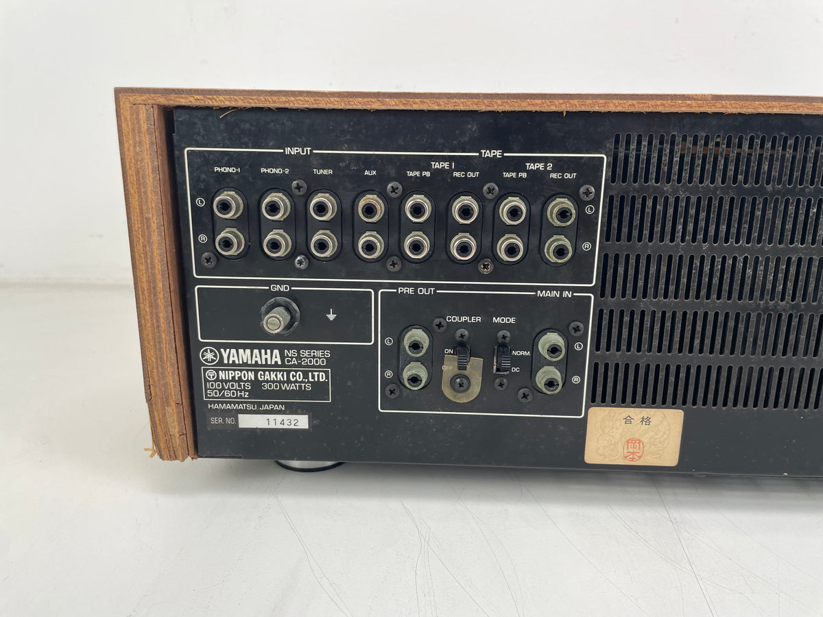 Yamaha - CA2000 - Geïntegreerde Stereo Versterker - 100V - Onderhouden (Gerecapd/Gerepareerd)