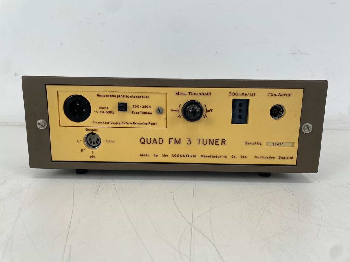 Quad – FM3 Stereo Tuner – Original Box – No Power Cable