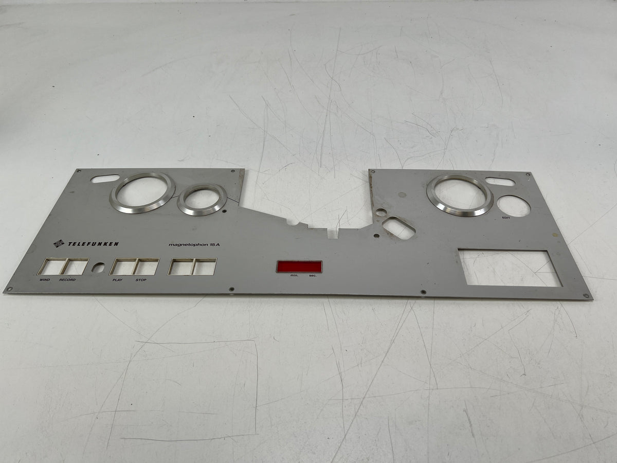 Telefunken – M15A Multitrack – Transport Faceplate