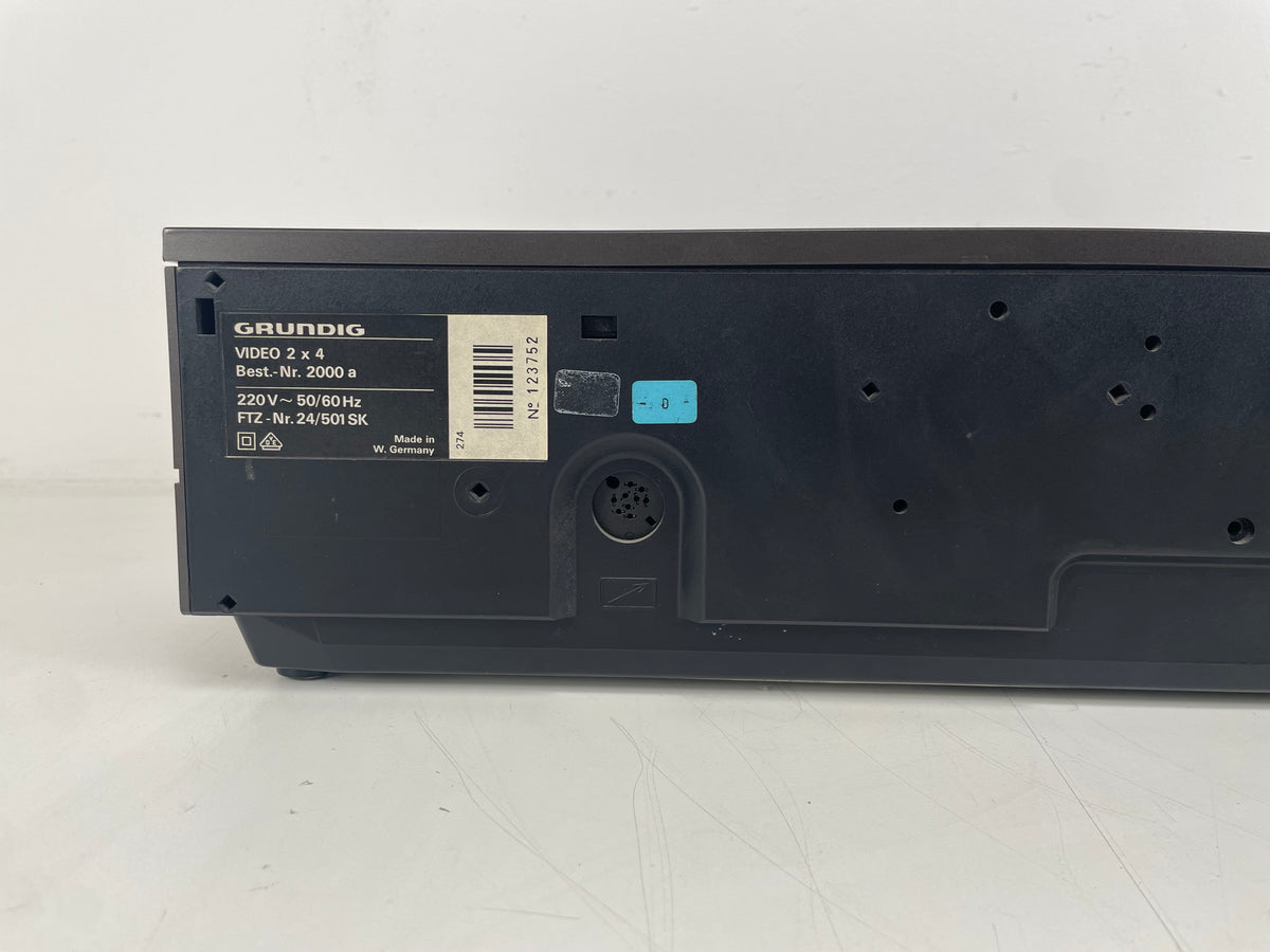 Grundig 2000a Video 2x4 – Video2000 – Videocassetterecorder – Onderhouden (gereviseerd/gerepareerd)