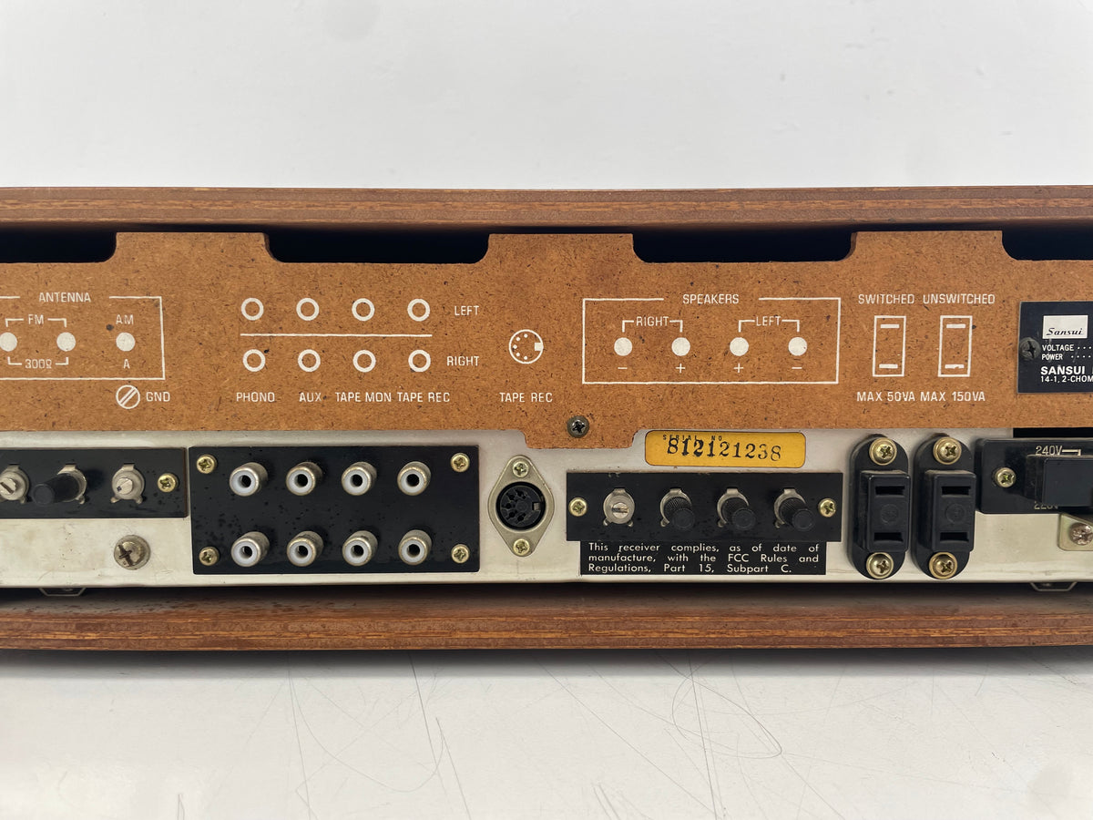 Sansui – 210 – Vintage Stereo Tuner Amplifier – Serviced (New Lamps/Cleaned)