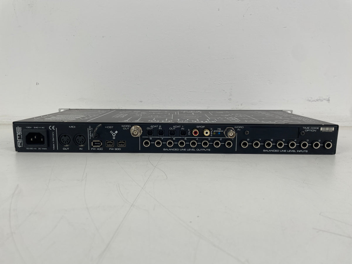 RME - Fireface 800 - Interface