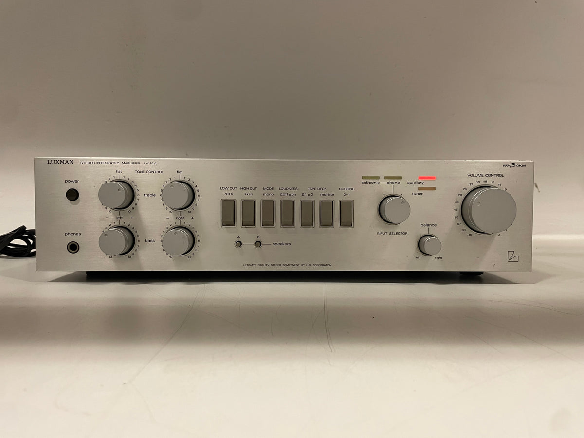 Luxman – L-114A – Stereo Integrated Amplifier – Serviced (Resprayed)