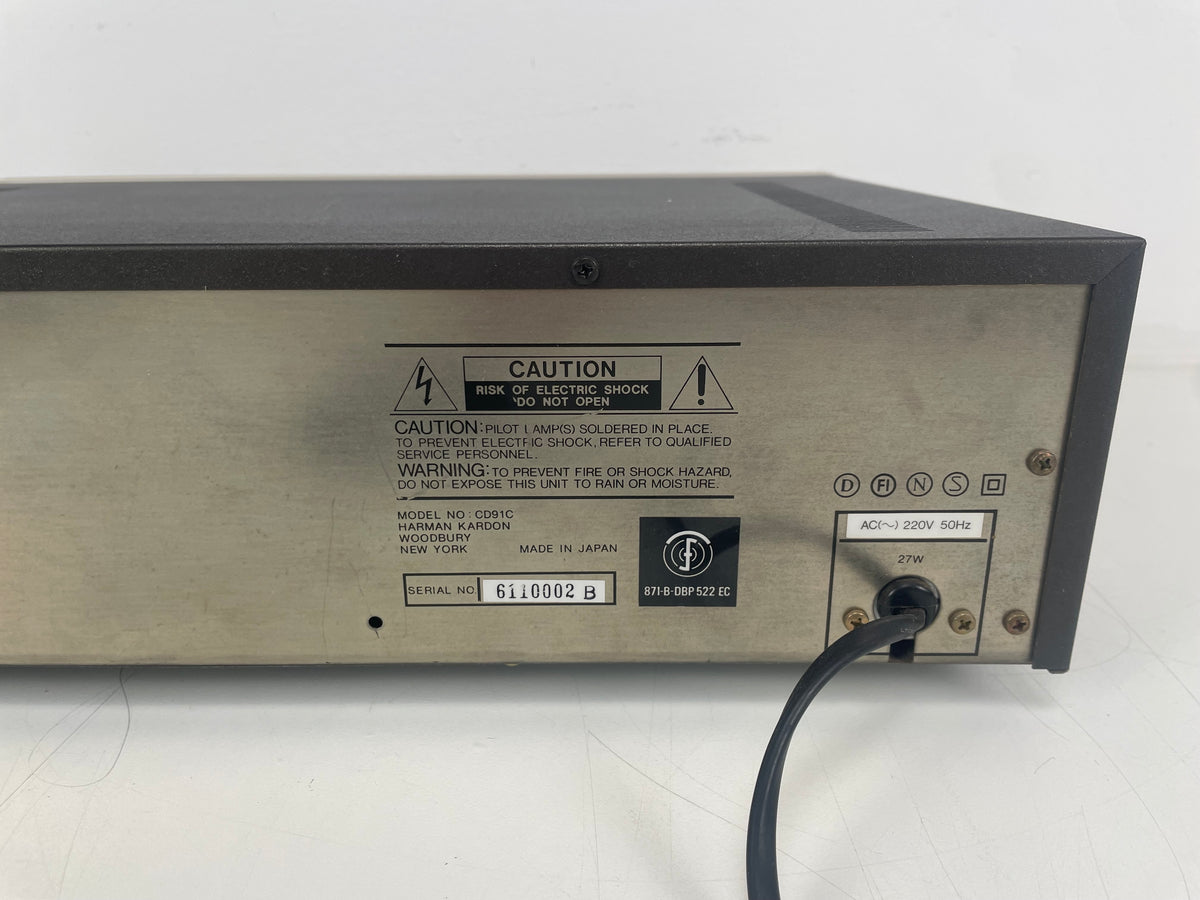 Harman/Kardon - CD91C - Linear Phase Cassette Deck - 2-Kops