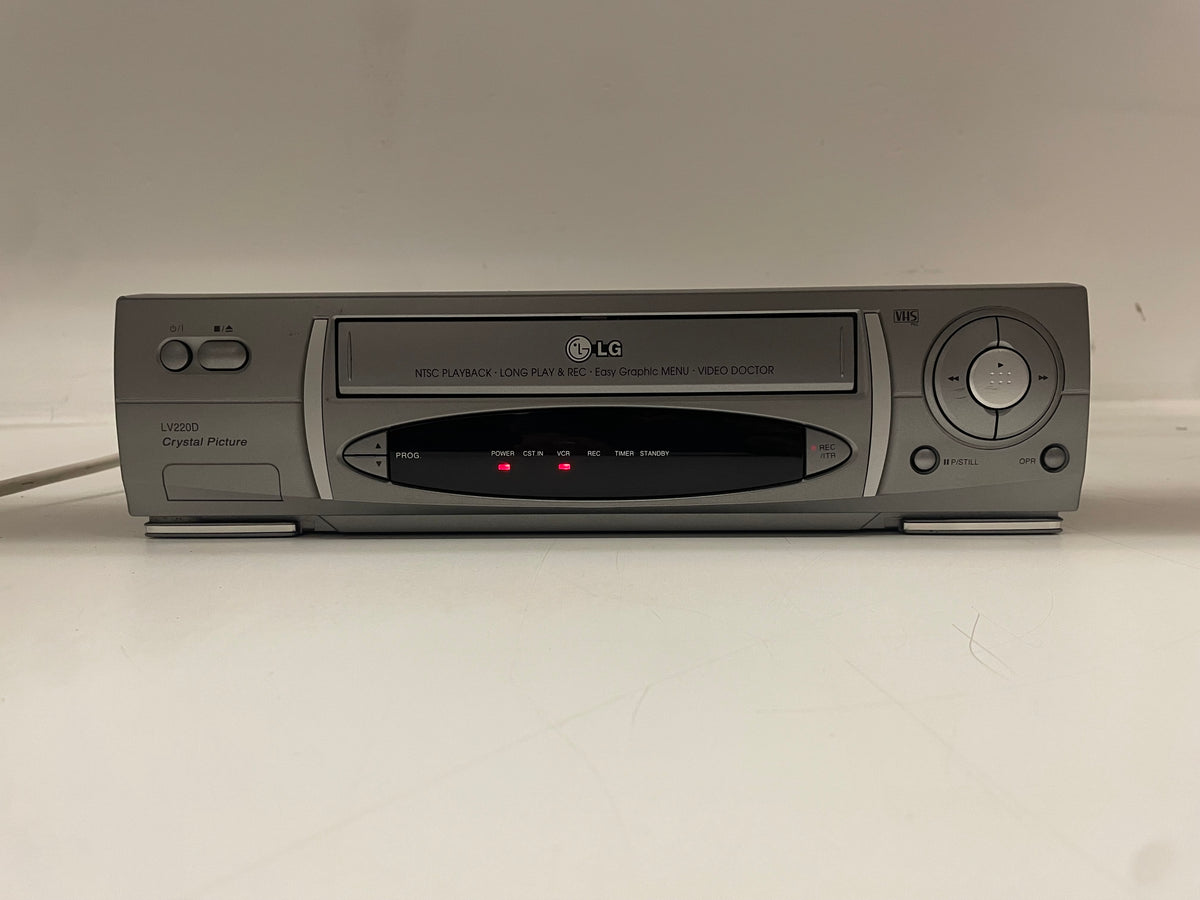 LG LV220D – VHS Video Cassette Recorder – Crystal Picture / NTSC Playback