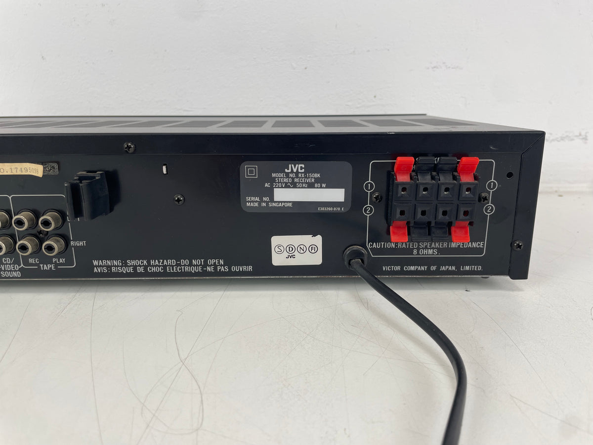 JVC – RX-150 – AM/FM Digital Synthesizer Stereo Receiver