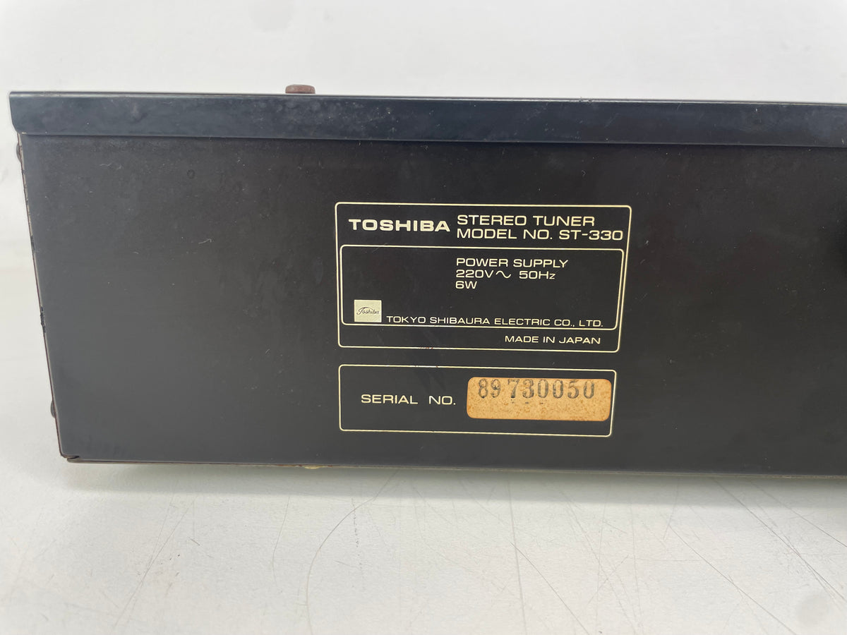 Toshiba – ST-330 – Vintage AM/FM Stereo Tuner – Dial Lamps Defective