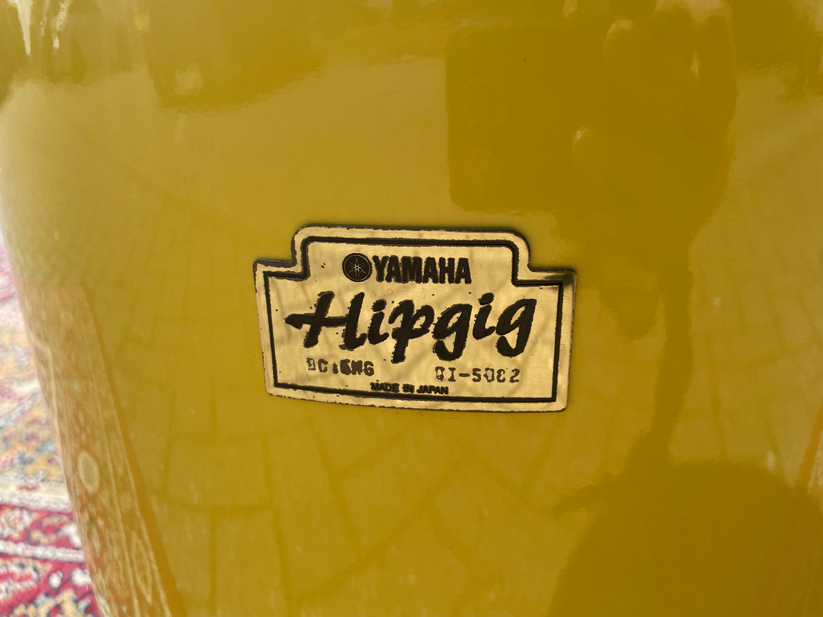 Yamaha - Hipgig MKI – Yellow Drum Kit – Vintage Rare Compact Drum Set - Inc. Cases