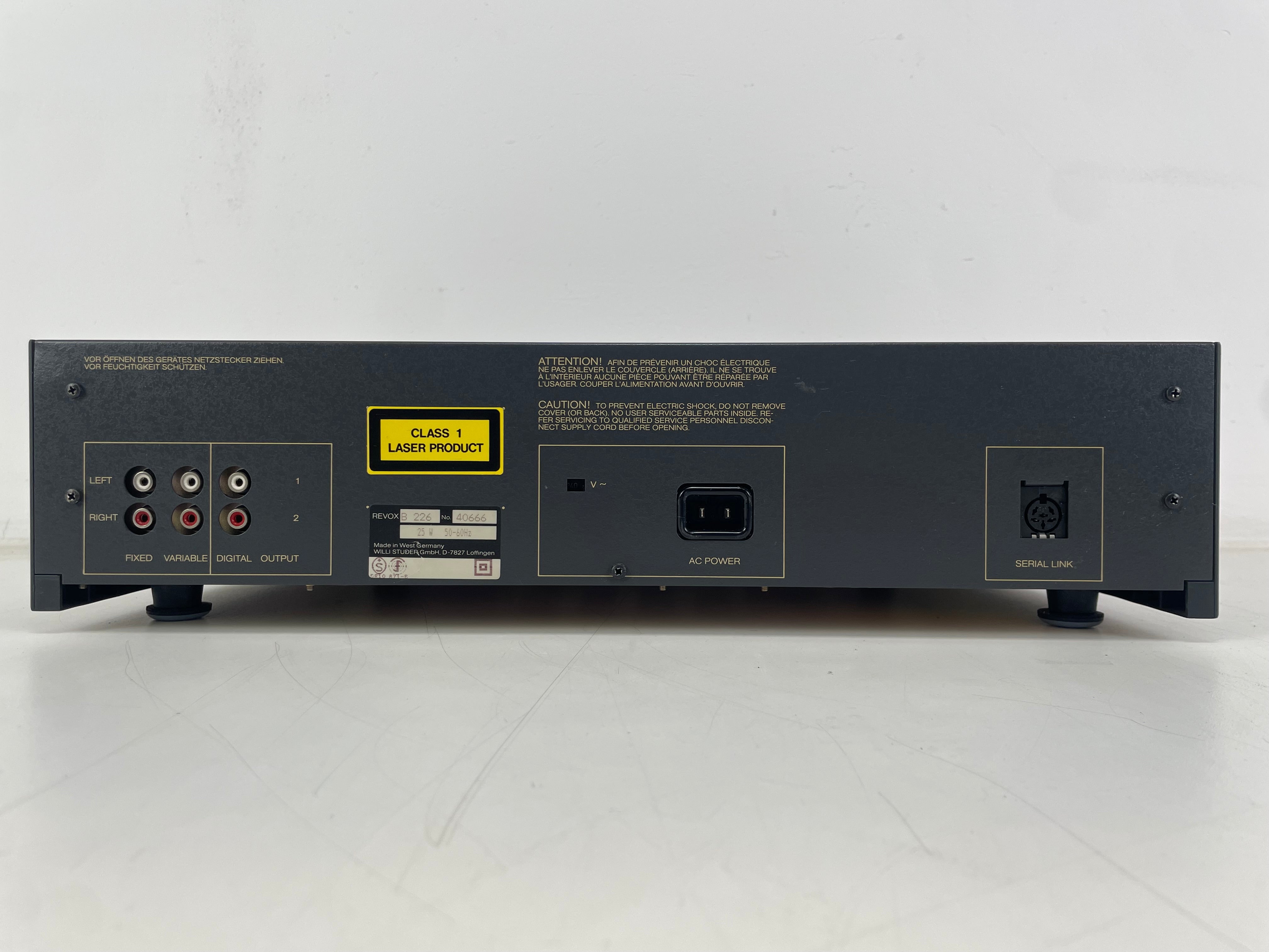 Revox (Studer) - B226 - CD-Player