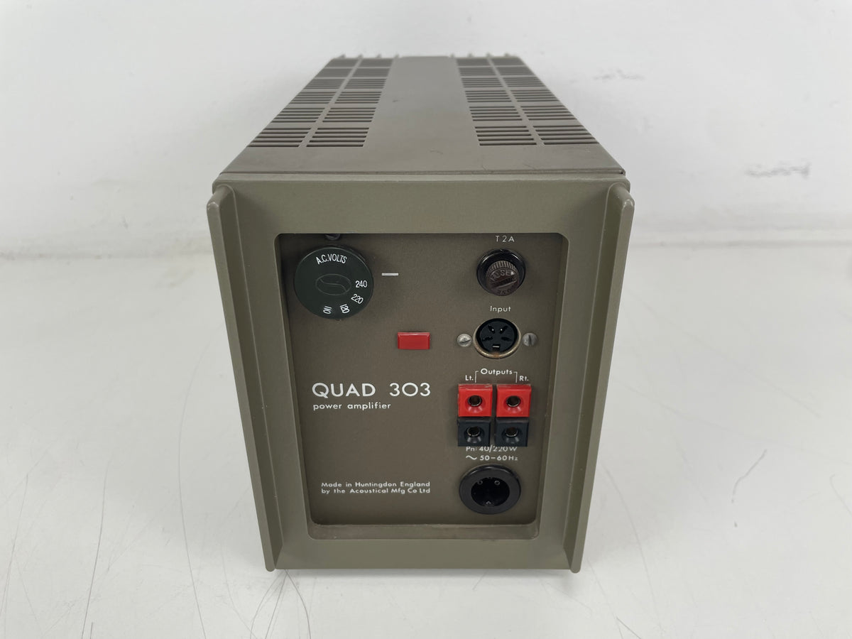 Quad 33 / FM3 / 303 – Pre-Amplifier, Power Amplifier & Tuner Set – Inc. Cables