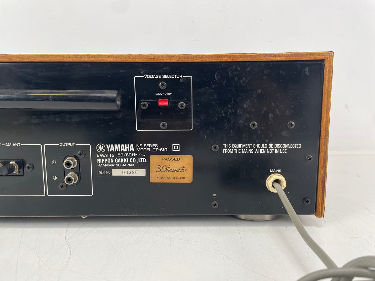 Yamaha – CT-610 – Natural Sound AM/FM Stereo Tuner