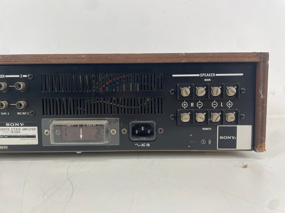 Sony – TA-1066 – Stereo Integrated Amplifier – Serviced (Pots Cleaned)