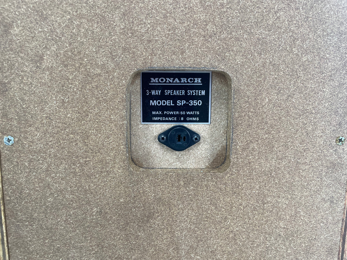 Monarch – SP-350 – 3-Way Passive Stereo Speakers (Pair) – New Old Stock – Fully Working – Original Boxes