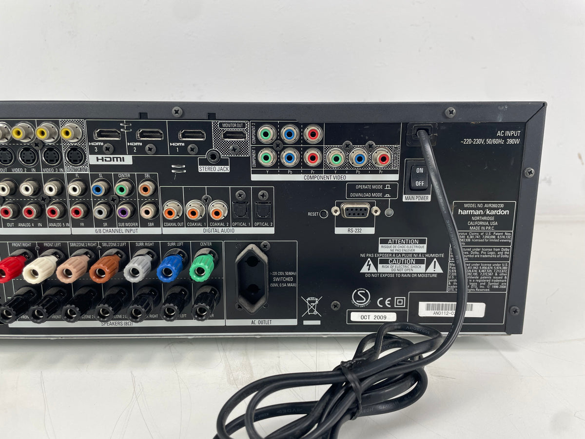Harman Kardon – AVR 260 – 7.1 Channel AV Receiver – HDMI
