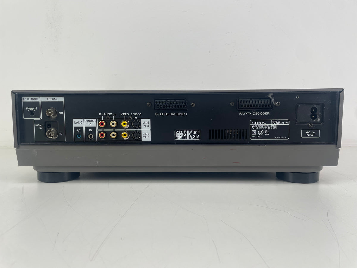 Sony - EV-S9000E PAL - Video HI8 - Videorecorder - Onderhouden
