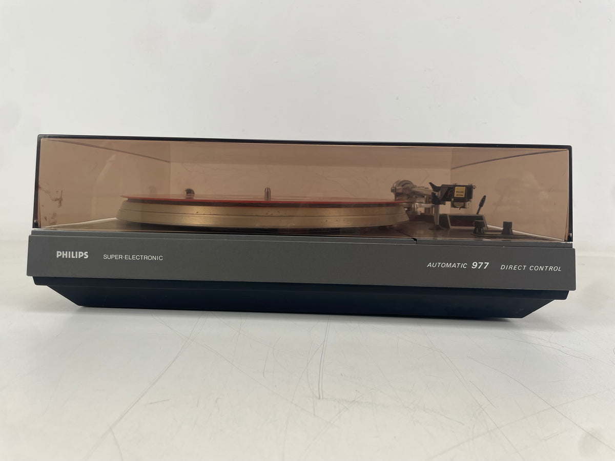 Philips – 977 – Automatic Quartz PLL Direct Control Turntable – Transport Secured - GP406
