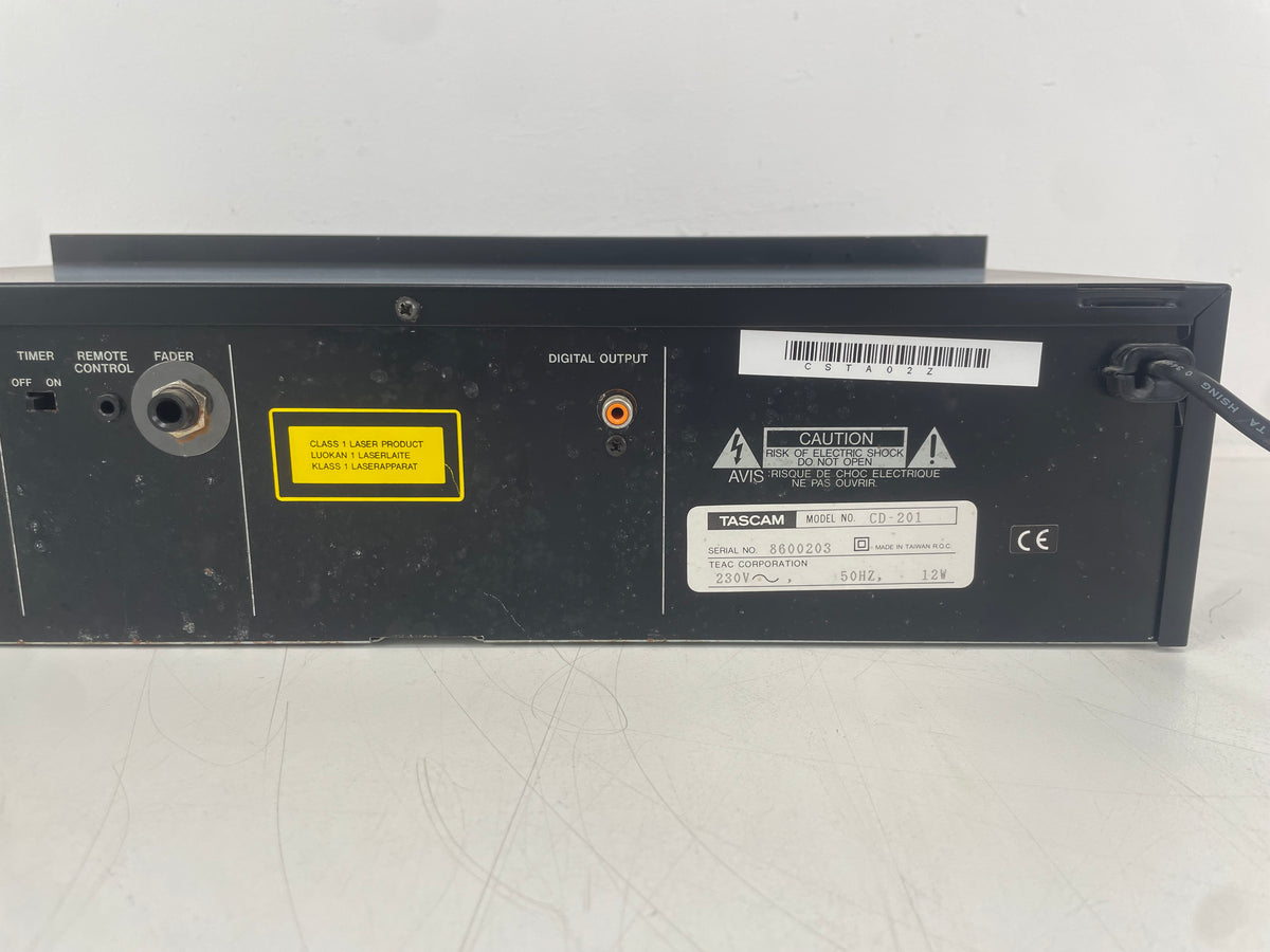 Tascam – CD-201 – Professional CD Player – Serviced (Repaired/Repainted) – Remote Included