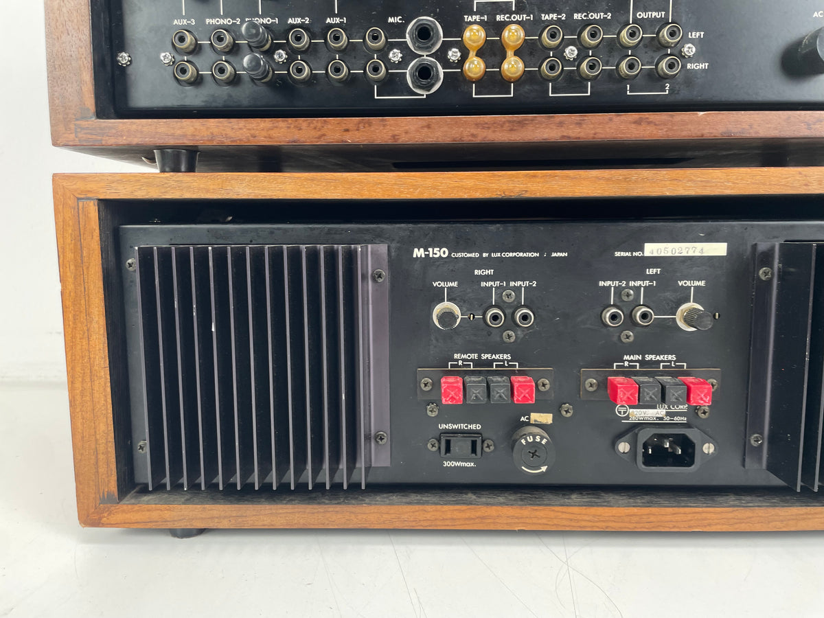 Luxman CL-350 & M-150 – Stereo Voorversterker / Eindversterker Set – Volledig Gereviseerd