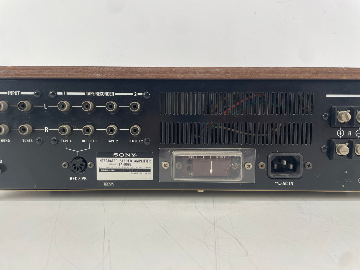 Sony – TA-1066 – Stereo Integrated Amplifier – Serviced (Pots Cleaned)