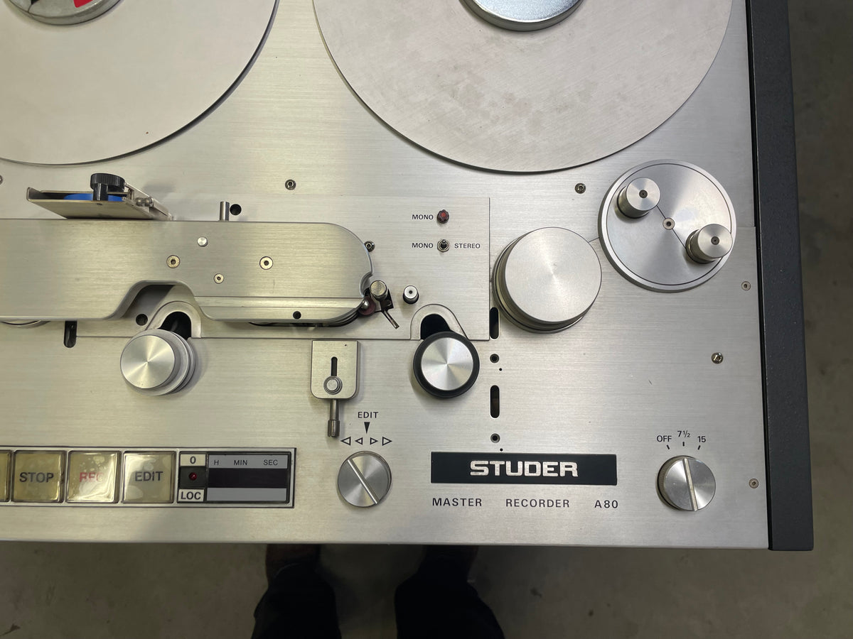 Studer – A80-R – Professional 2-Track Master Tape Recorder – With Console