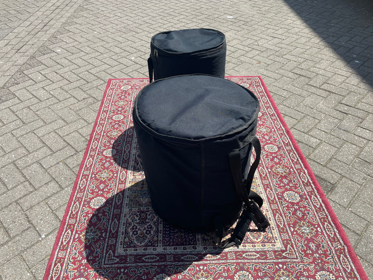 Yamaha - Hipgig MKI – Yellow Drum Kit – Vintage Rare Compact Drum Set - Inc. Cases