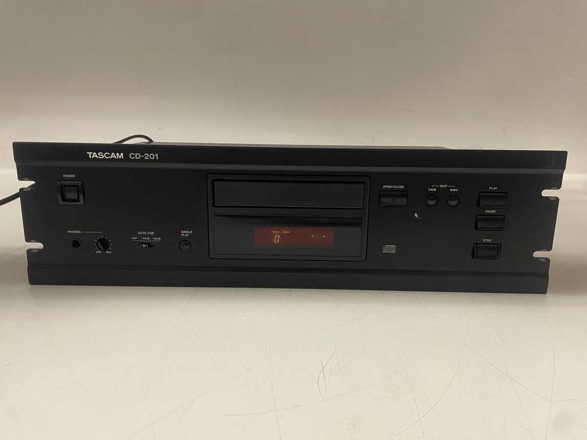 Tascam – CD-201 – Professional CD Player – Serviced (Repaired/Repainted) – Remote Included