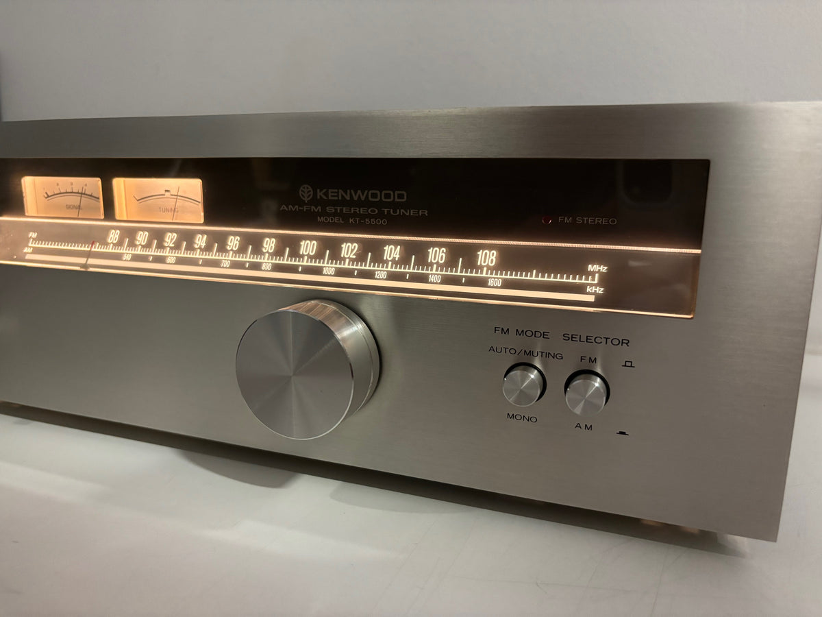 Kenwood KT-5500 - Vintage AM/FM Stereo Tuner (Serviced)