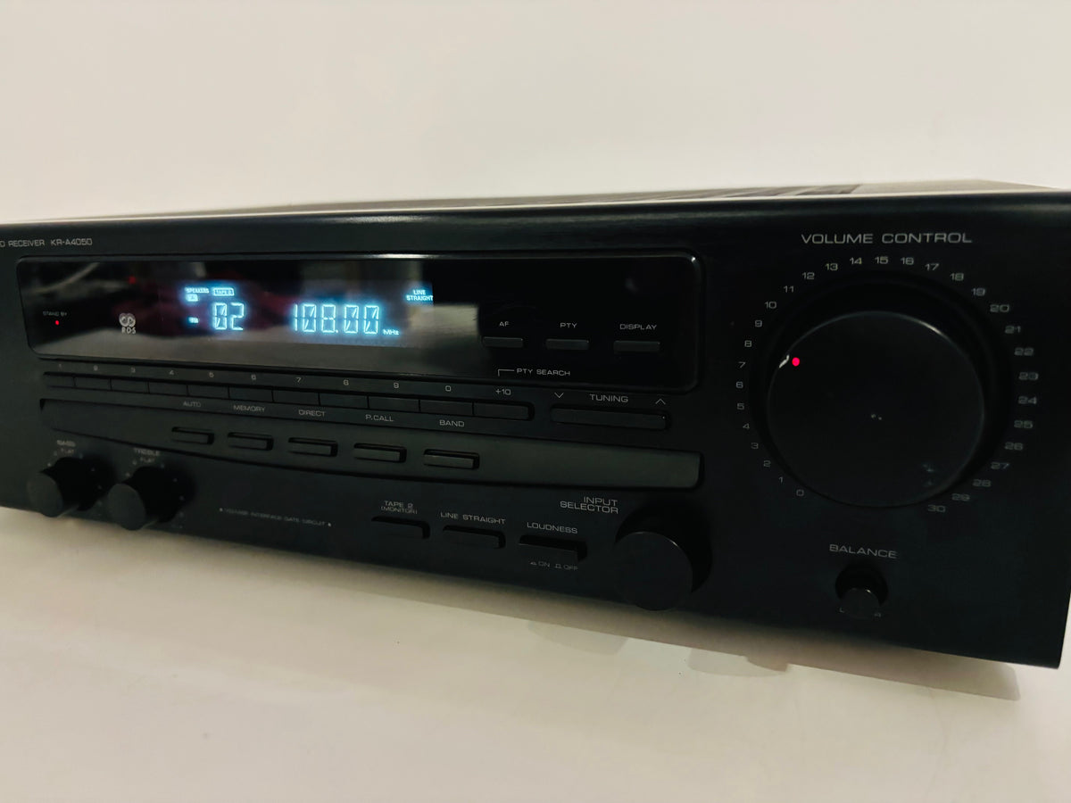 Kenwood - KR-A4050 - Stereo AM/FM Receiver - 2 x 55W - RDS - Phono Input - Speaker A/B