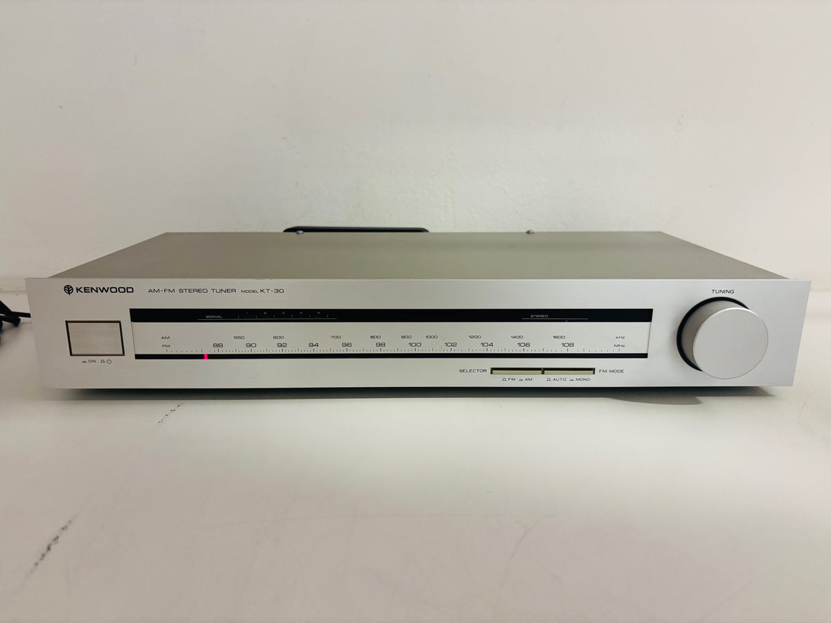 Kenwood - KT-30 - AM/FM Stereo Tuner - Analogue Radio Tuner - LED Tuning Indicator