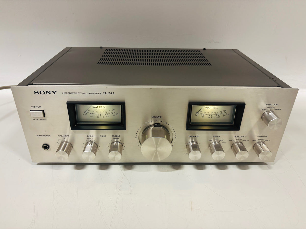 Sony TA-F4A stereo geïntegreerde versterker - Onderhoud/Revisie van condensatoren
