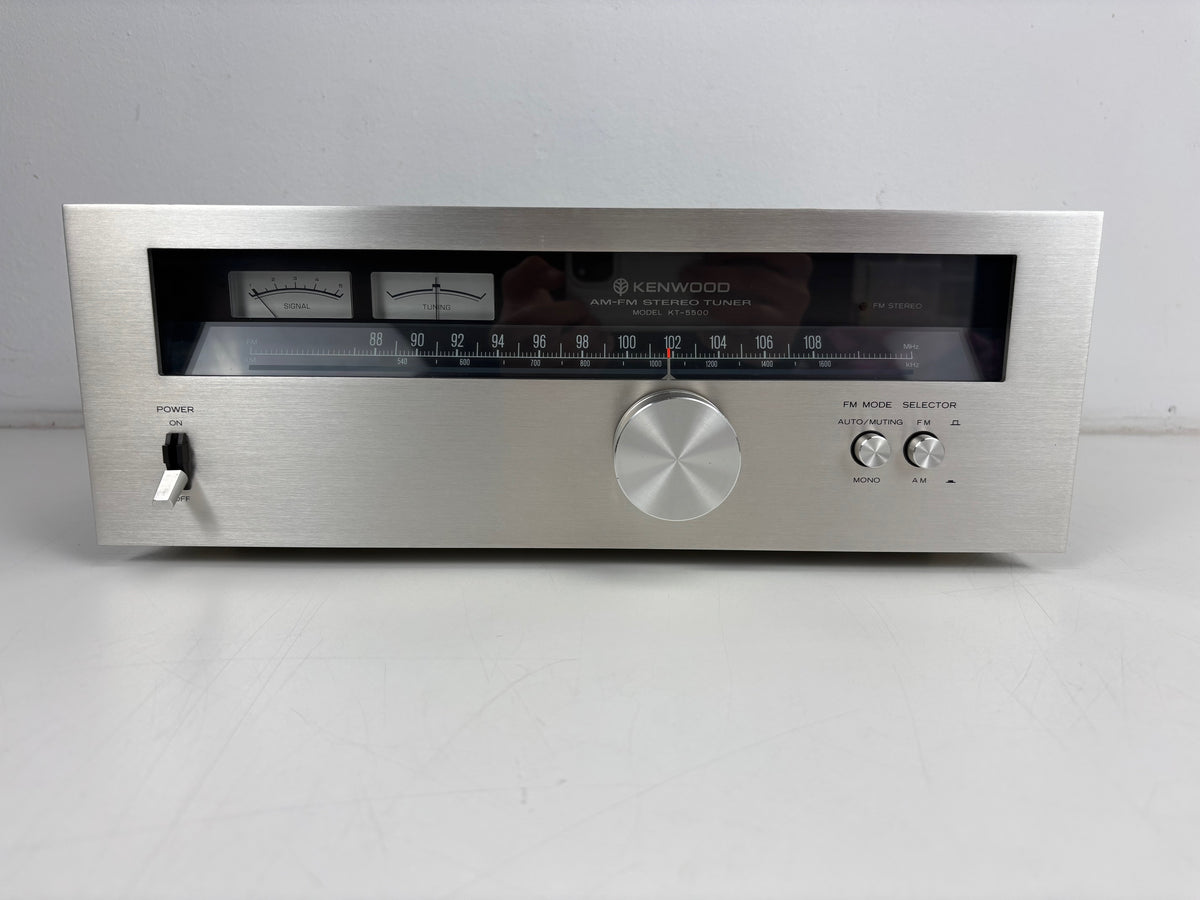 Kenwood KT-5500 - Vintage AM/FM Stereo Tuner (Serviced)