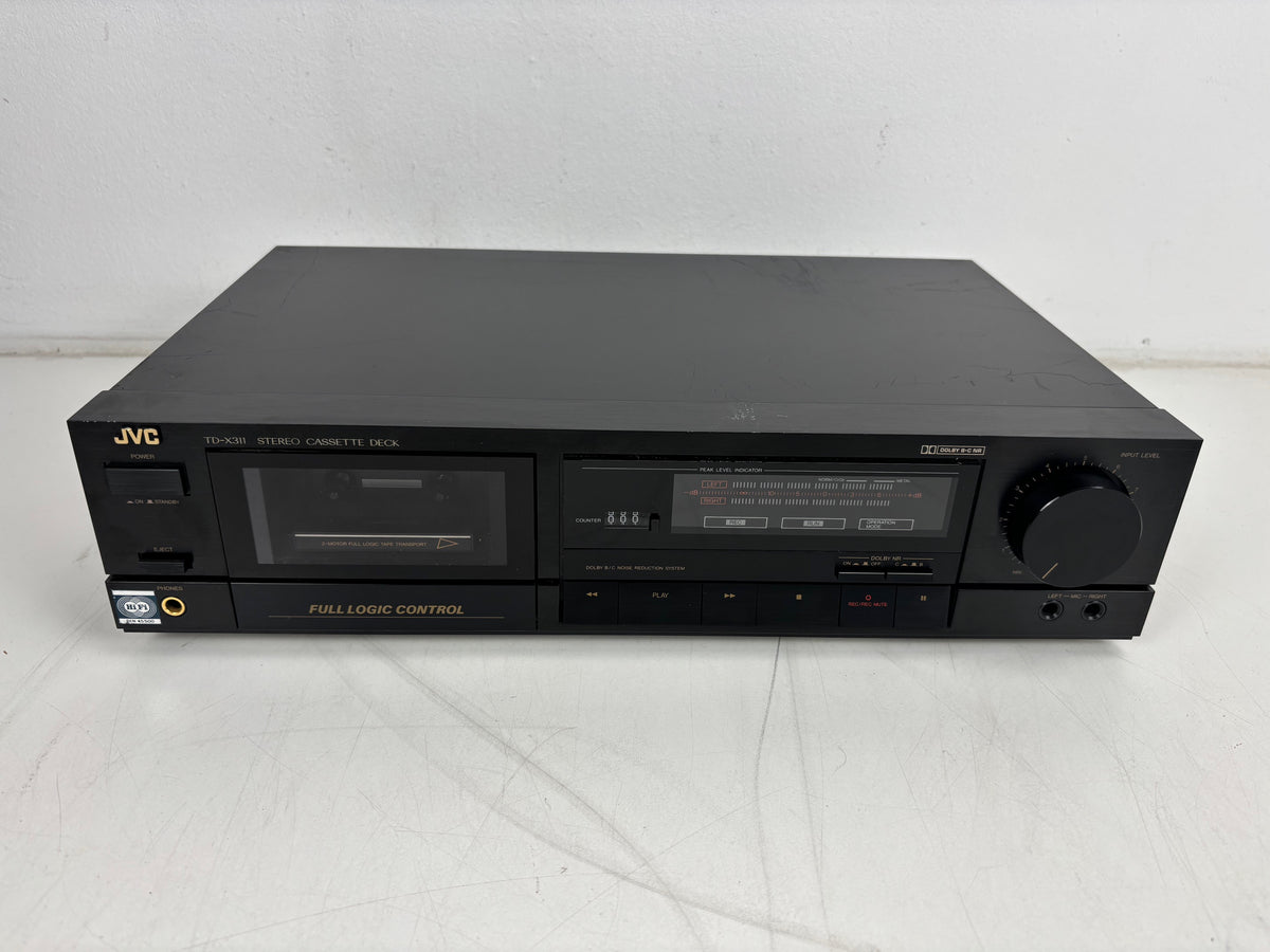 JVC TD-X311 - Vintage Stereo Cassette Deck - Dolby B/C (serviced)