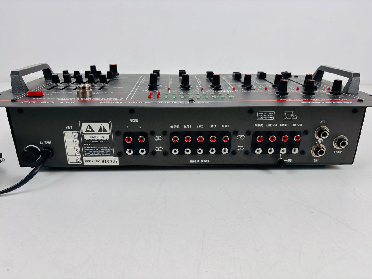 JB Systems - MX 05-DJ - Professional 5-Channel Analogue DJ Sound Mixer
