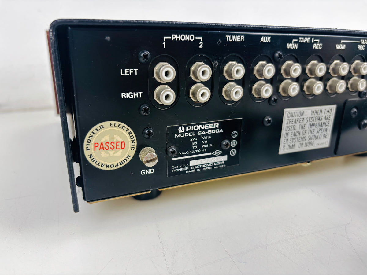Pioneer - SA-500A - Vintage Stereo Integrated Amplifier - Serviced