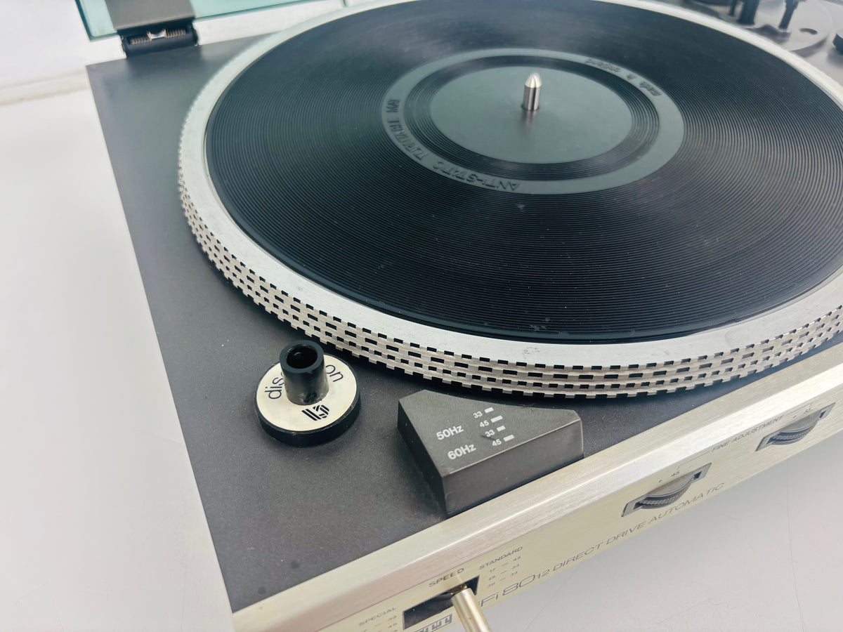 ITT - HiFi 8012 - Direct Drive Automatic Turntable - 33/45 RPM - Pitch Control - Anti-Skating
