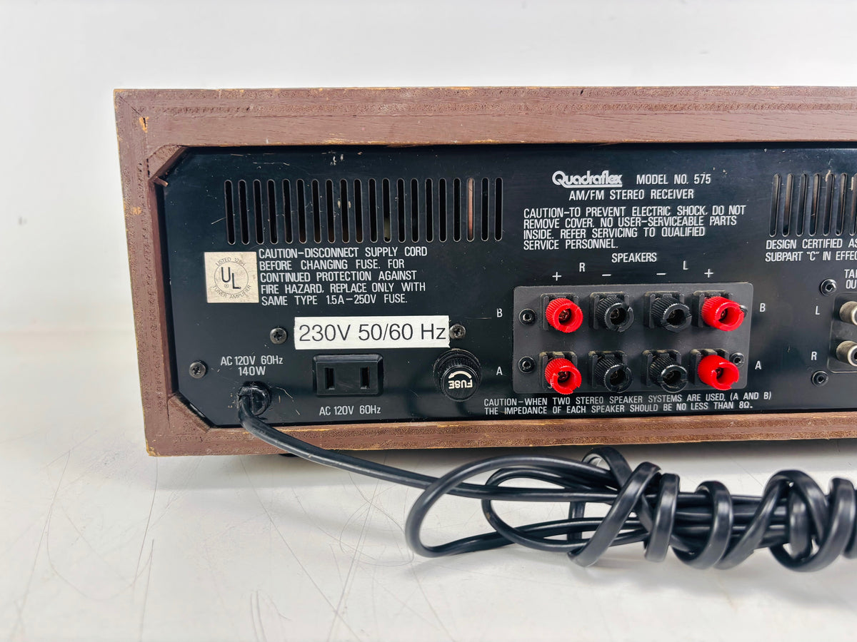 Quadraflex 575 - Vintage AM/FM Stereo Receiver - 12.5W Per Channel