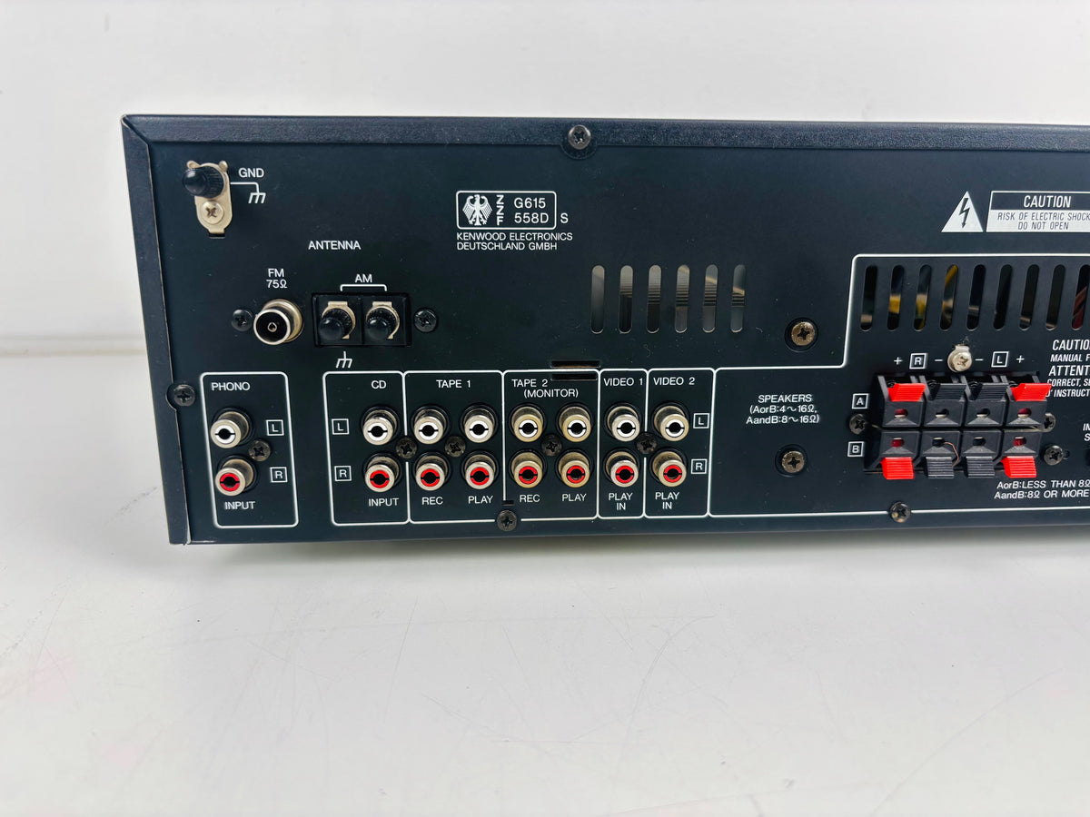 Kenwood - KR-A4050 - Stereo AM/FM Receiver - 2 x 55W - RDS - Phono Input - Speaker A/B