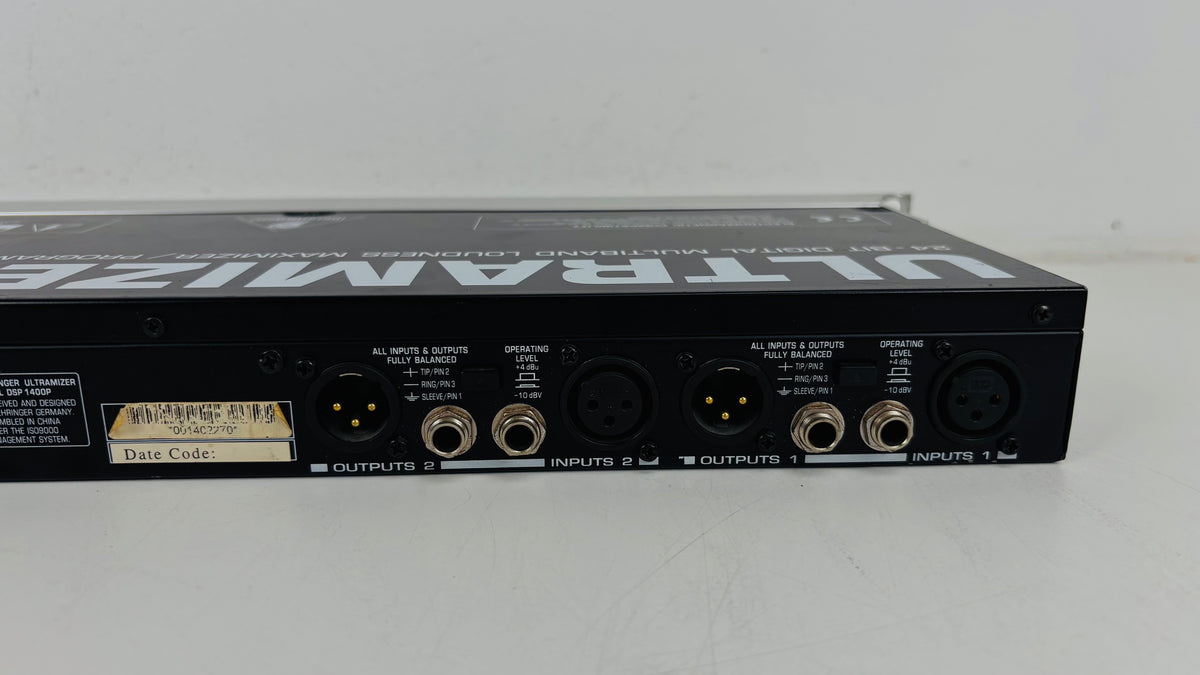 Behringer Ultramizer Pro DSP 1400P - Pro Audio - Signal Processor - No PSU