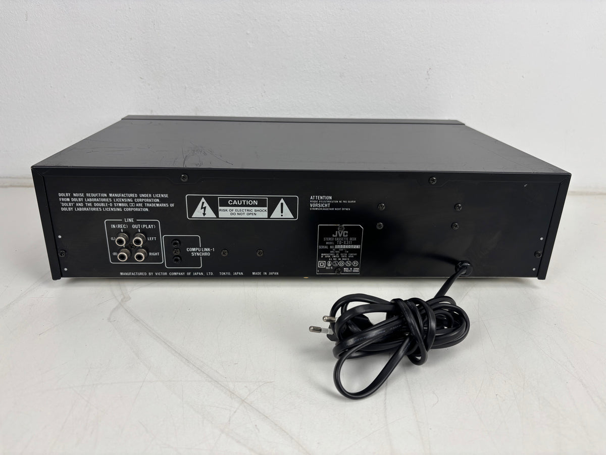 JVC TD-X311 - Vintage Stereo Cassette Deck - Dolby B/C (serviced)