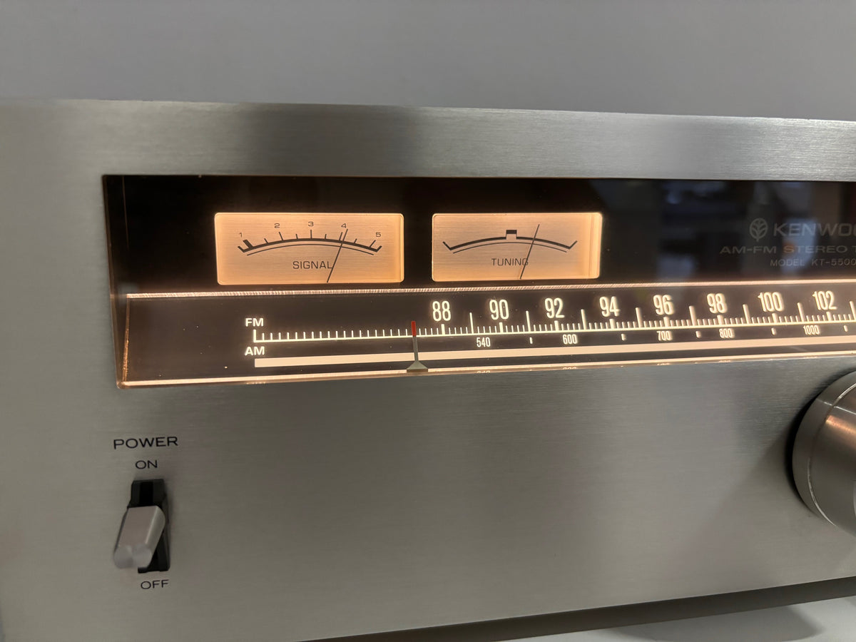 Kenwood KT-5500 - Vintage AM/FM Stereo Tuner (Serviced)
