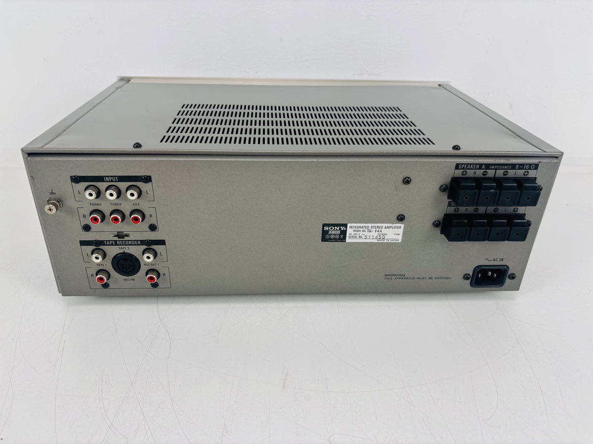 Sony – TA-F4A – Vintage Stereo Integrated Amplifier – Tested