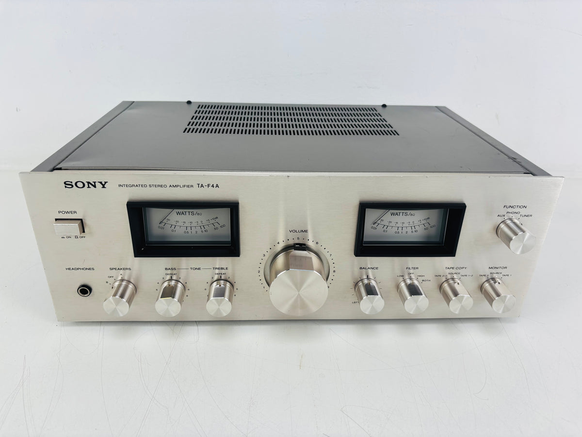 Sony TA-F4A stereo geïntegreerde versterker - Onderhoud/Revisie van condensatoren
