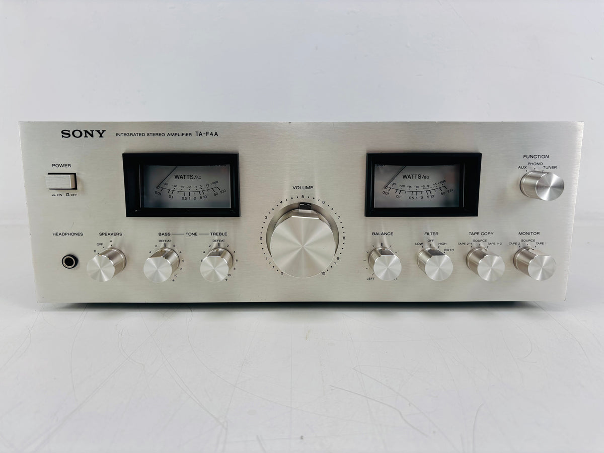 Sony – TA-F4A – Vintage Stereo Integrated Amplifier – Tested