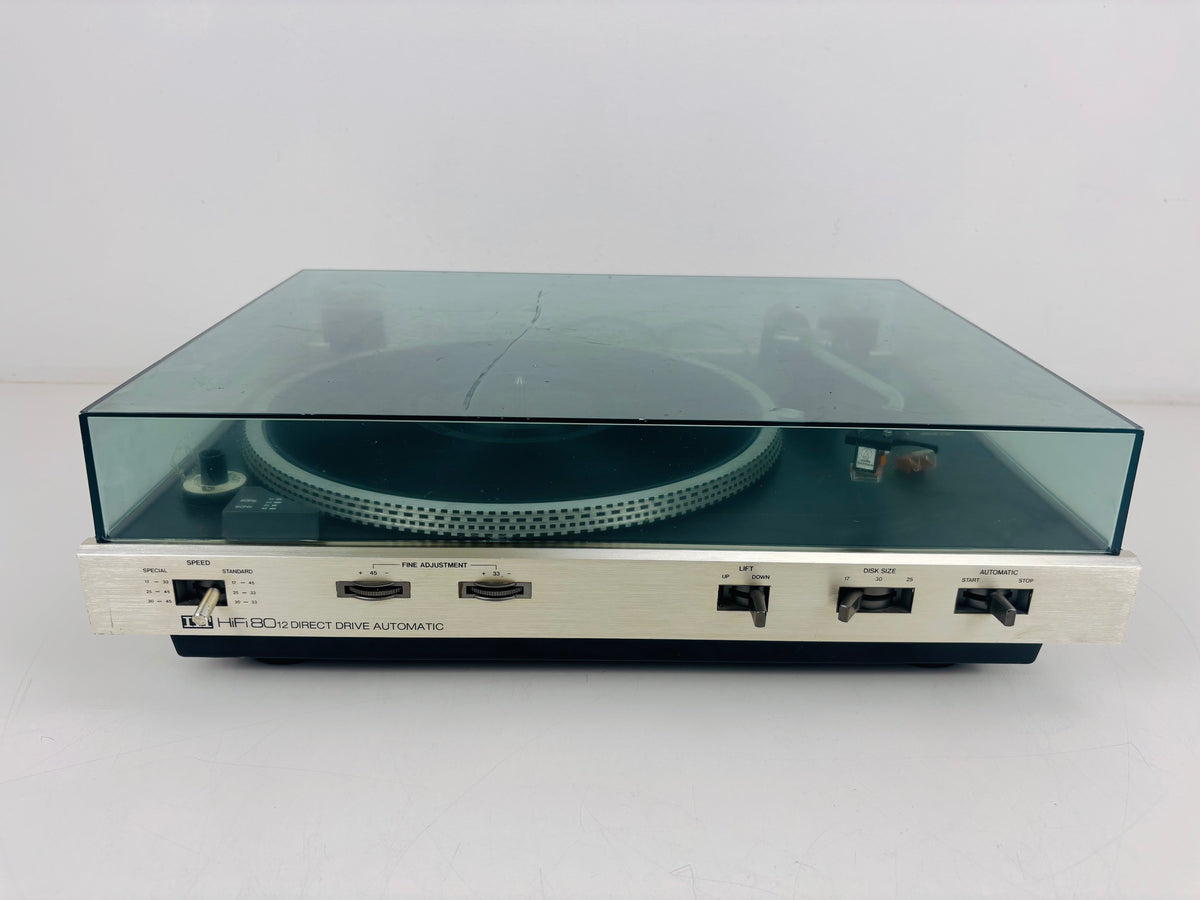 ITT - HiFi 8012 - Direct Drive Automatic Turntable - 33/45 RPM - Pitch Control - Anti-Skating
